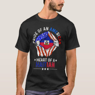 Haitianisches Amerika stolz auf das Auslandsland H T-Shirt