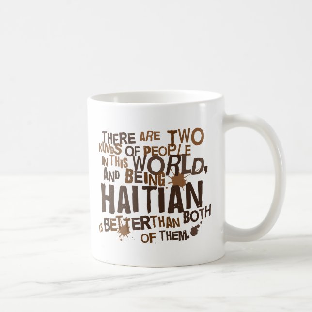 Haitianisches Geschenk (lustig) Kaffeetasse (Rechts)