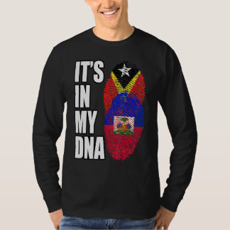 Haitianisches und timorisches DNA-Flaggengebiet T-Shirt