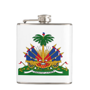 Haitianisches Wappen Flachmann