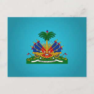 Haitianisches Wappen Postkarte