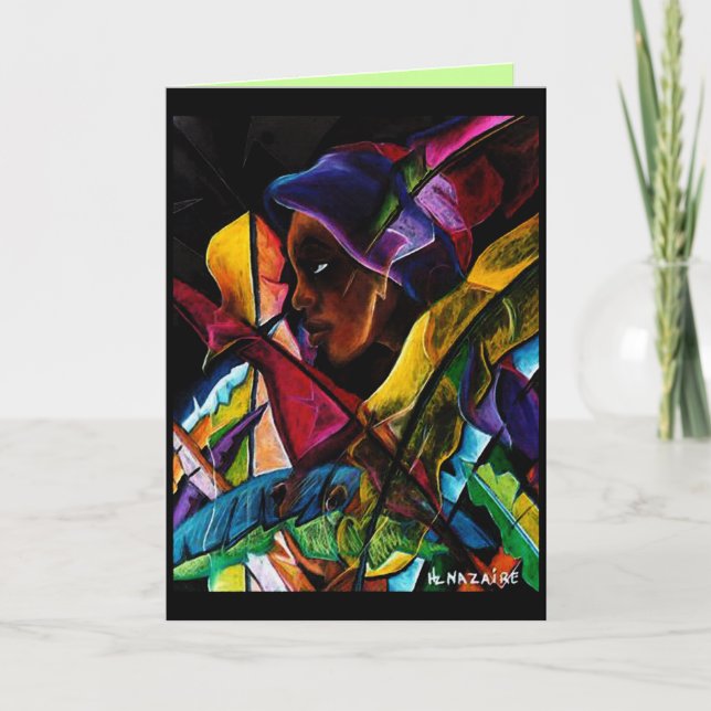 Haitienne en Vitraux 1 Karte (Vorderseite)