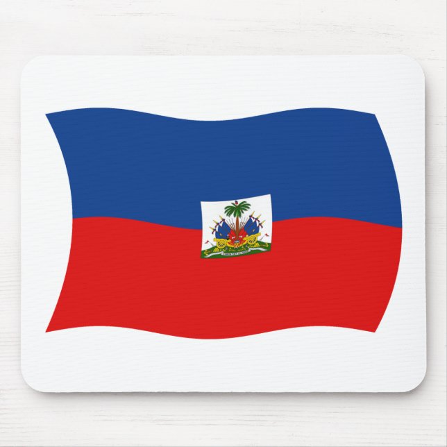 Haitifischer Flaggenmousepad Mousepad (Vorne)