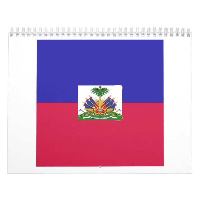 Haitifisches FlaggenEmblem Kalender (Titelbild)