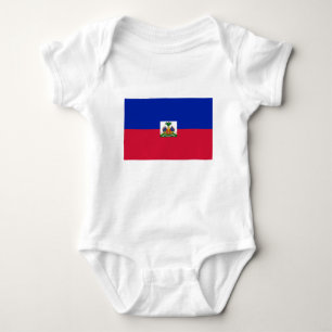Haitis-Flagge Baby Strampler