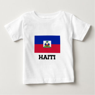 Haitis-Flagge Baby T-shirt