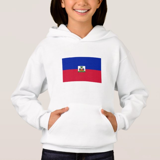 Haitis-Flagge Hoodie (Vorderseite)