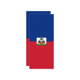 Haitis Flagge Menükarte