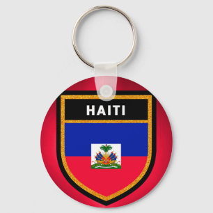 Haitis-Flagge Schlüsselanhänger