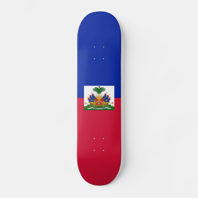 Haitis-Flagge Skateboard (Vorderseite)
