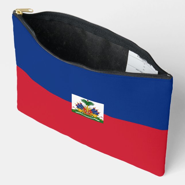 Haitis Flagge Zubehörtasche (Offen)