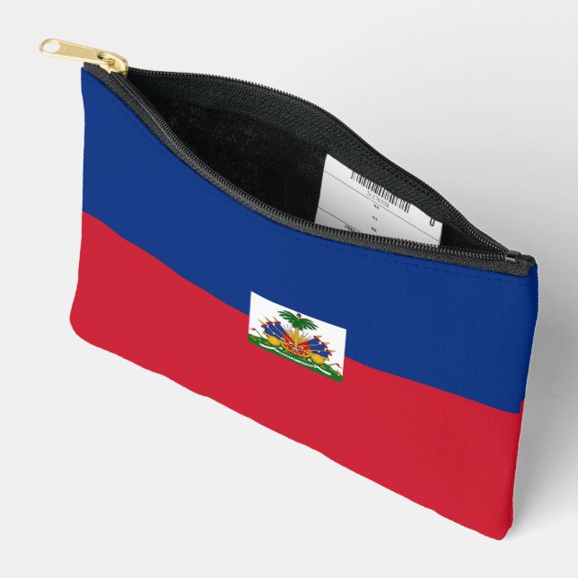 Haitis Flagge Zubehörtasche (Offen)