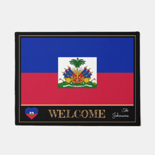 Haitis und Haitianisches Flag - Matten/Sport Willk Fußmatte