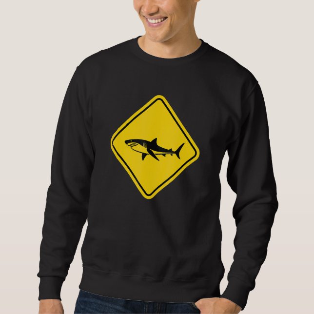 Haiwarnung Sweatshirt (Vorderseite)