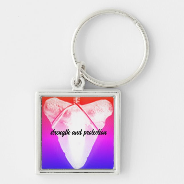 Haizahn Schlüsselanhänger (Vorne)