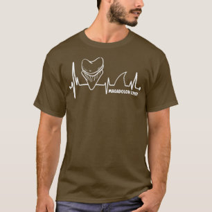 Haizähne heartbeat Jäger Megalodon Toot T-Shirt
