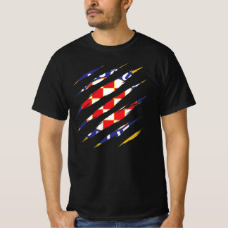 Hajduk Split Hrvatska Torcida Kroatischer Fußball T-Shirt
