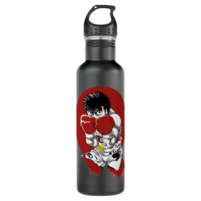 Hajime no ippo Ippo Makunouchi Edelstahlflasche (Vorderseite)