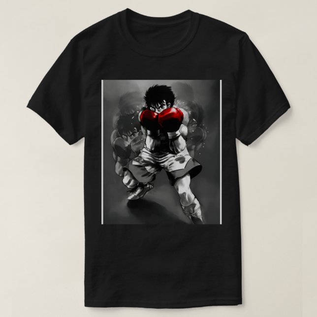 Hajime No Ippo Motivierend Poster T-Shirt (Design vorne)