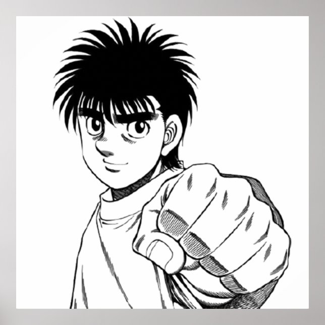 Hajime No Ippo Tshirt Poster (Vorne)