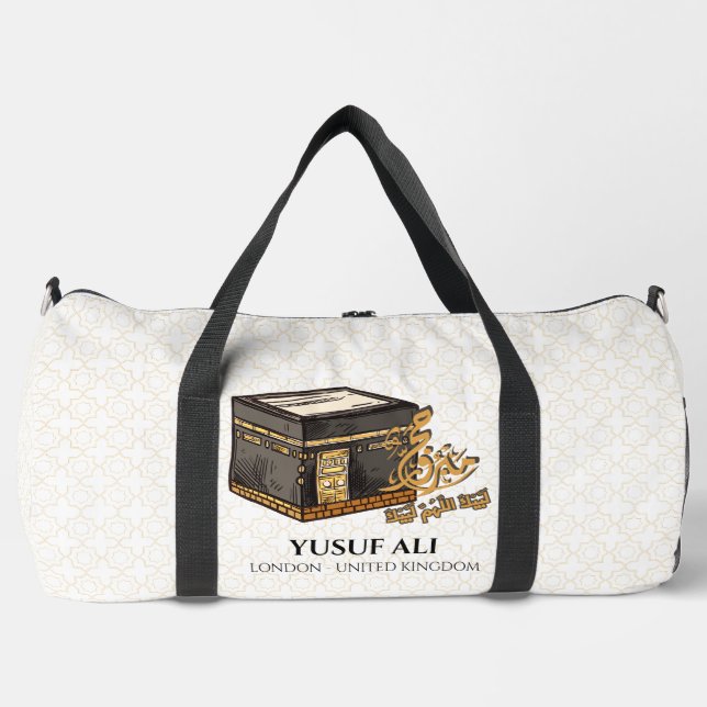 HAJJ MABRUR PERSONALISIERT BAG for HAJJ Duffle Bag (Vorderseite)