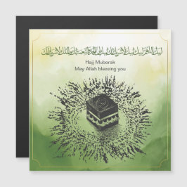 Hajj Mubarak, Heiliger Kaaba in Mekka, Saudi-Arabi Magnetkarte
