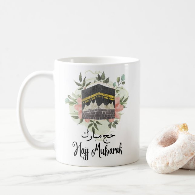 hajj mubarak kaffeetasse (Mit Donut)