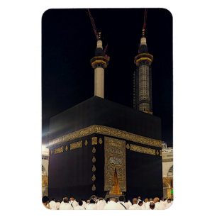 Hajj Pilgrims in Fajr, Kaaba, Mekka, Saudi-Arabien Magnet