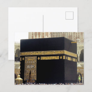 Hajj Pilgrims in Kaaba, Mekka, Saudi-Arabien Postkarte