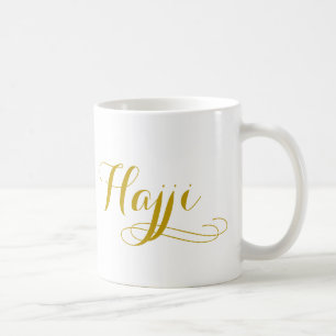 Hajj-Tasse für Männer mit dem Wort "Hajji " Tasse