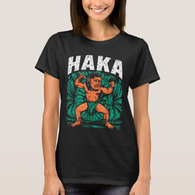 Haka Dance Funny Maori Dance Culture Outfit  T-Shirt (Vorderseite)