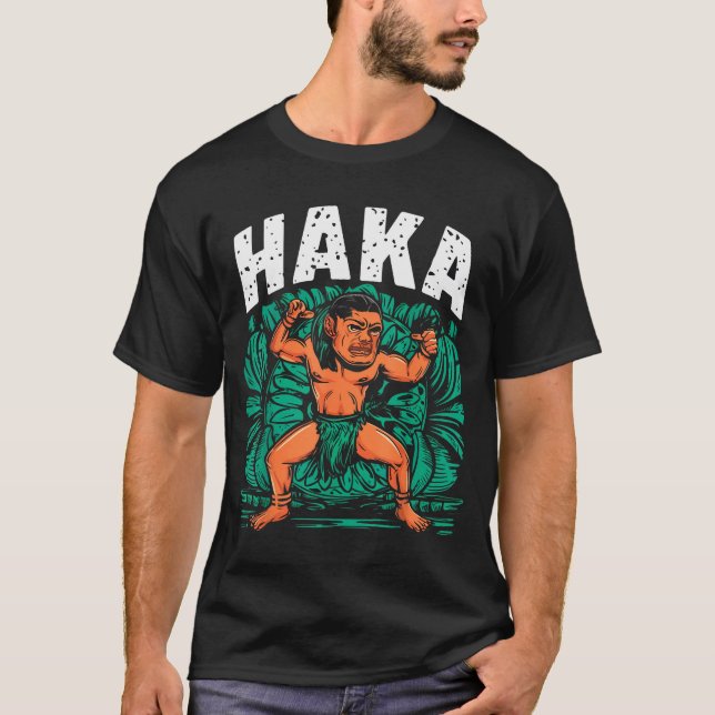 Haka Dance Funny Maori Dance Culture Outfit  T-Shirt (Vorderseite)