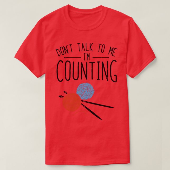Häkchen 7 T-Shirt (Design vorne)