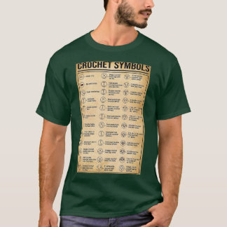 Häkchen- und Knetkreuz-Symbole T-Shirt