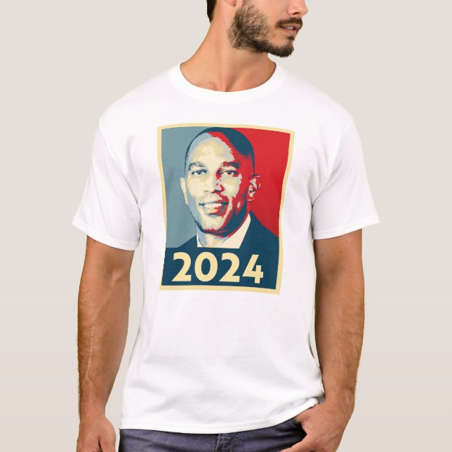 Hakeem Jeffries 2024 T - Shirt (Vorderseite)