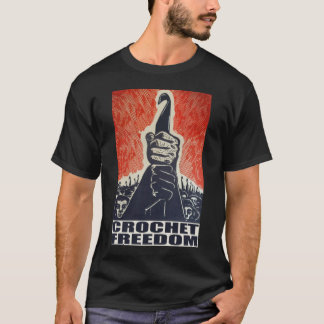 Häkelarbeit-Freiheit - Unisext-stück T-Shirt