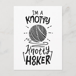 Häkelarbeit Postkarte