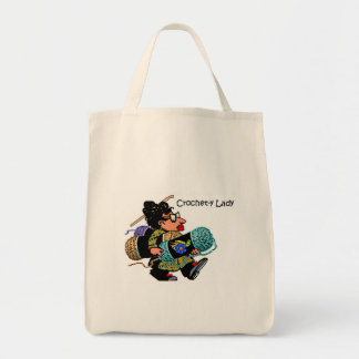 Häkelarbeit-y Dame Eco Tote Tragetasche