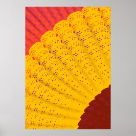 Häkeldeckchen, Fächer Poster