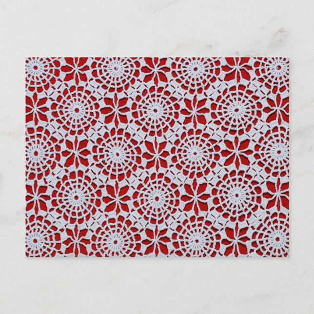 Häkeldesign Postkarte (Vorderseite)