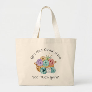 Häkelgarn Personalisiert Jumbo Stoffbeutel