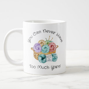 Häkelgarn Personalisiert Jumbo-Tasse