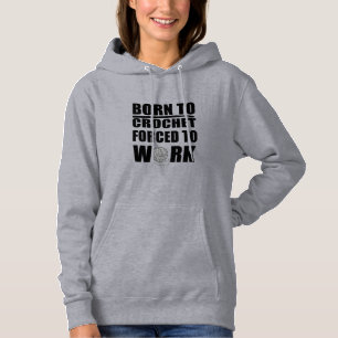 Häkelgeschenk lustiges Häkelangebot Hoodie