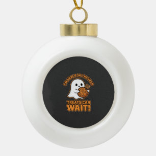 Häkeln Geister Garn Halloween Design Keramik Kugel-Ornament