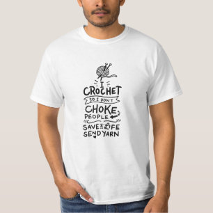 Häkeln Geschenk für Häkelbegeisterte T-Shirt