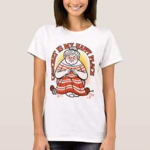 Häkeln Ist Mein Glücklicher Ort – Fröhliche Oma T-Shirt