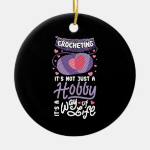 Häkeln Keramik Ornament