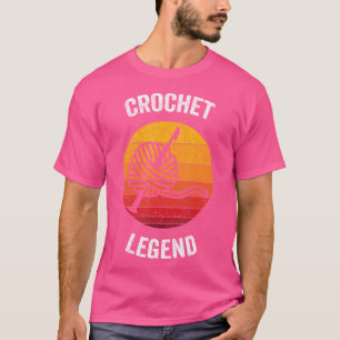 Häkeln Legende Vintage Stricken Häkeln T-Shirt