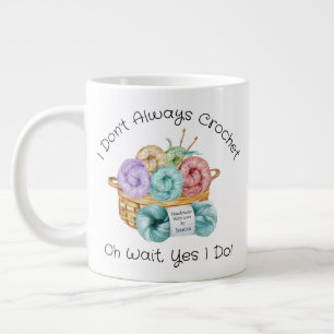Häkeln Lustiger Personalisierter Riesencafetasse Jumbo-Tasse