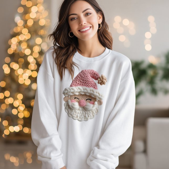 Häkeln Santa Weihnachten Sweatshirt (Von Creator hochgeladen)